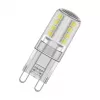 OSRAM LED PIN G9 2.6W 827 Clear G9 LED-lamp koos retro-pistikupesaga
