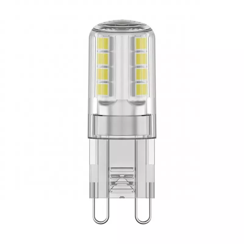 OSRAM LED PIN G9 2.6W 827 Clear G9 LED-lamp koos retro-pistikupesaga