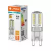 OSRAM LED PIN G9 2.6W 827 Clear G9 LED-lamp koos retro-pistikupesaga