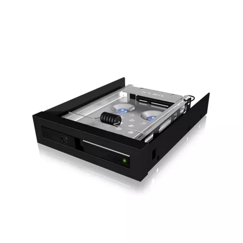 ICY BOX IB-2217ASTS Mobile Storage Rack - 2.5 inch (6.4 cm) to 3.5 inch (8.9 cm) - Must