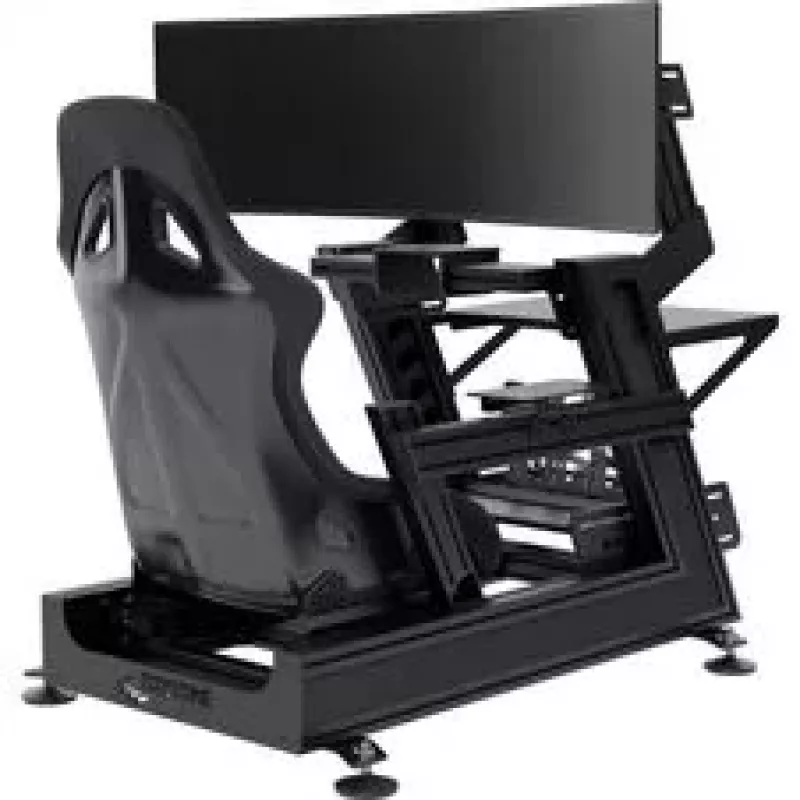 TrackTime Series One Single Screen Mount - Mattmust, 17 inch-32 inch, kandevõime 8 kg, VESA 75x100