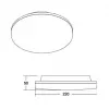Brumberg 12510073 AB-Downlight BYAM Round White 857 On/Off 15W 230V IP65 LED Downlight