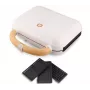 Lauben 3-in-1 900W Sandwich Maker - Must/Hõbe