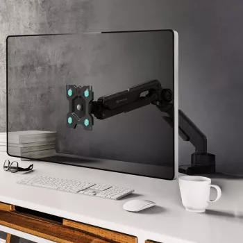 ONKRON G90-B Ühe monitori lauakinnitus 13-34 inch ekraanidele, kuni 10 kg, must