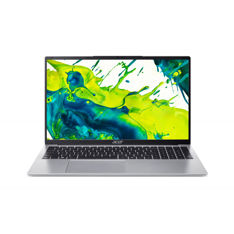 Acer Aspire Lite 17 AL17-31P Sülearvuti - Intel N355 - 8GB RAM - 512GB SSD - 17.3 inch TN HD+ - Wi-Fi 6 - Helehõbe - Prantsuse klaviatuur - Windows 11 Home