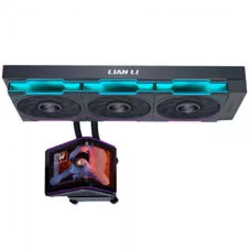 Lian Li HydroShift II OLED Curved 360 UNI FAN TL AIO Water Cooling, 360 mm, OLED Display, TL-FLEX Fans - Must