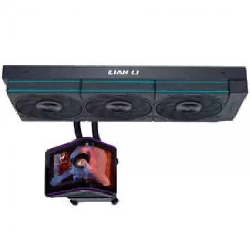 Lian Li HydroShift II OLED Curved 360 UNI FAN P28 AiO Water Cooling, 360 mm, OLED Display, P28 Fans - Black