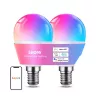 LEPRO BP1-2 E14 LED-pirn Bluetoothi ja Wi-Fi-ga, 470 lm, 2-pakk