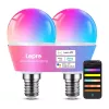 LEPRO BP1-2 E14 LED-pirn Bluetoothi ja Wi-Fi-ga, 470 lm, 2-pakk