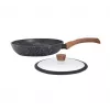 Westinghouse WCCS008506AMBB 6-osaline sepistatud alumiiniumist pottide ja pannide komplekt mittekleepuva kattega, induktsioonile sobiv, must/hall