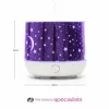 RIO DHNT-EU/1.4 Dream Time Ultraheli Aroomi Difuusor, Niisutaja ja Öövalgus, 120 ml, 7-värviline LED