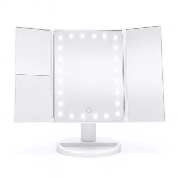 Rio MMFD-WH-EU/1,3 24 LED Touch Dimmable Makeup Mirror, White