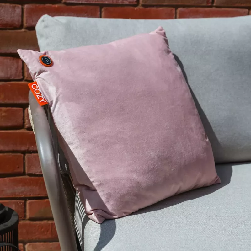 Bodi-Tek BT-CSHT2-V-LP-PB10 COZY Una Soojendusega Mugavuspadi 45 x 45 cm, helelilla samet