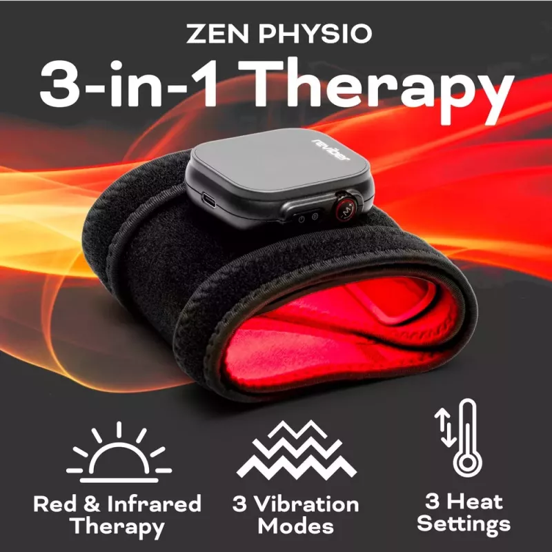 Reviber RV-MATP-EU Infrapunavalguse teraapiapad - 660nm ja 850nm, 120 LED-i, painduv neopreen