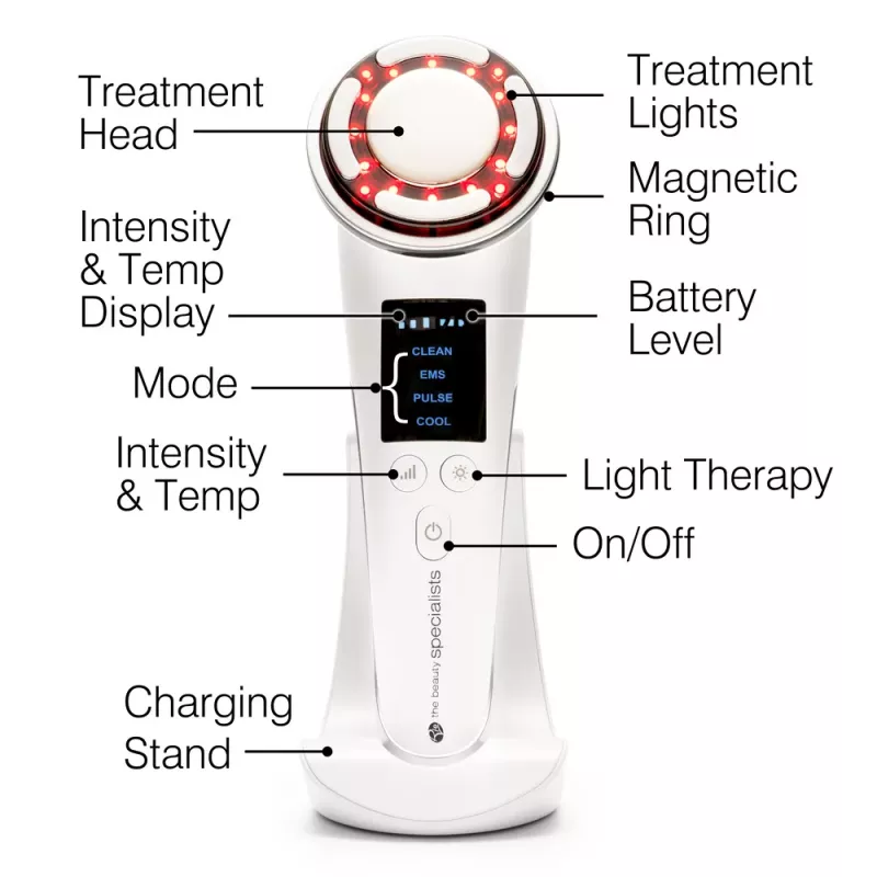 Rio FCTL-TOP-EU/1.0 Facelift & Tone Beauty Spa, 6-in-1 nahahooldusseade