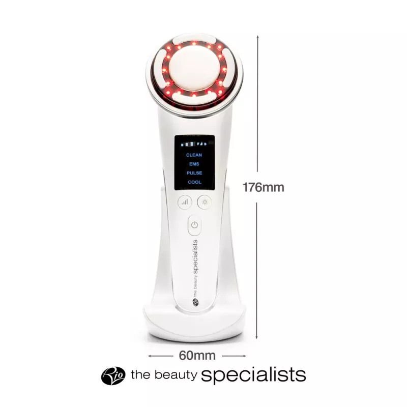 Rio FCTL-TOP-EU/1.0 Facelift & Tone Beauty Spa, 6-in-1 nahahooldusseade