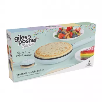 Giles & Posner EK6699GSBLVDE Käeshoitav pannkoogivalmistaja 800 W must