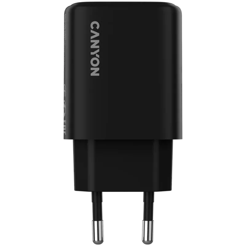 CANYON OnCharge 200 20W 1xPD 1xQC EU Must seinadapter