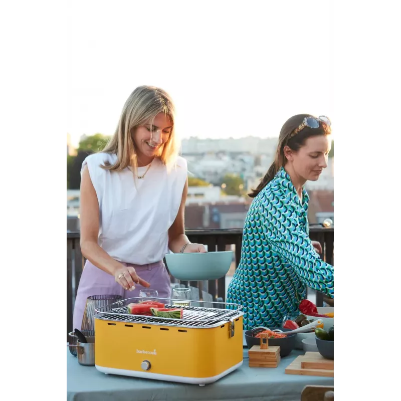 Barbecook söegrill Carlo 44x33x21 cm Yellow Sunshine
