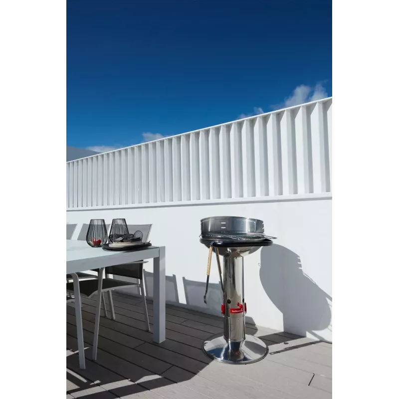 Barbecook Loewy 50 SST söegrill, 51.5 x 56 x 99 cm, hõbedane