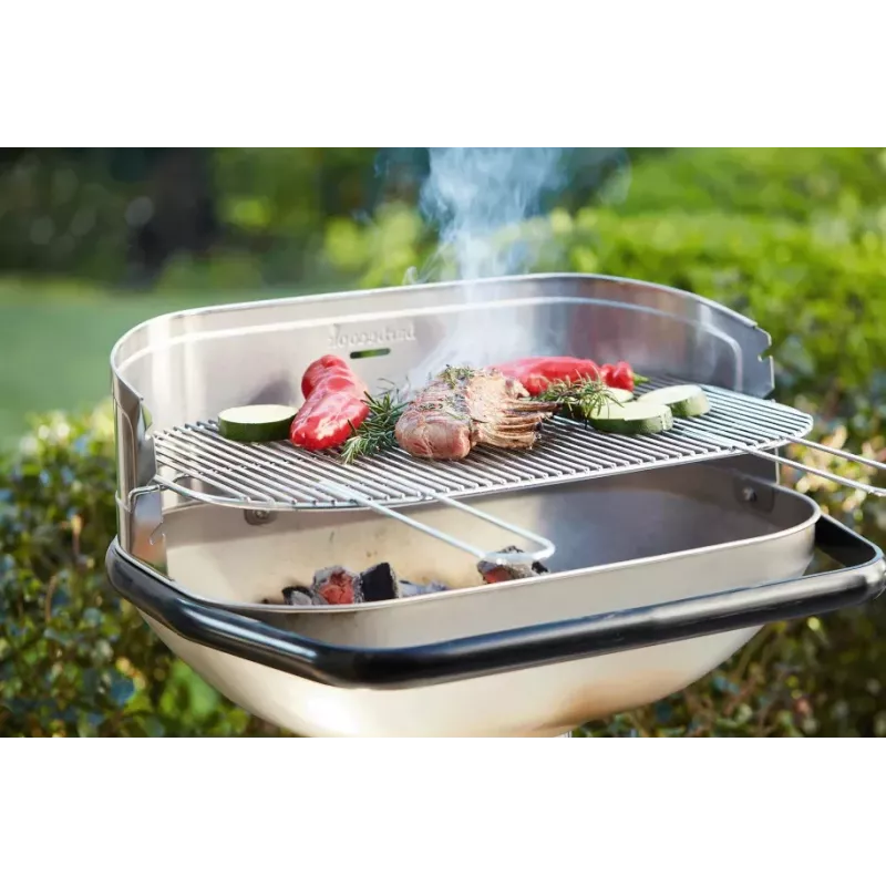Barbecook Loewy 55 SST söegrill, 59,8 x 35,4 x 101 cm, roostevabast terasest rest, must
