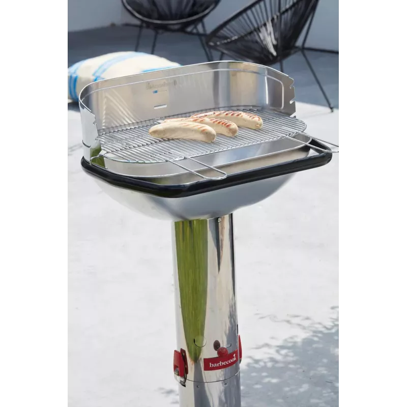 Barbecook Loewy 55 SST söegrill, 59,8 x 35,4 x 101 cm, roostevabast terasest rest, must