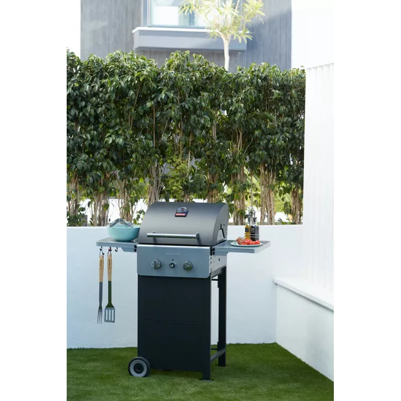 Barbecook Gaasigrill Spring 2002, 111 x 55 x 115 cm, Must