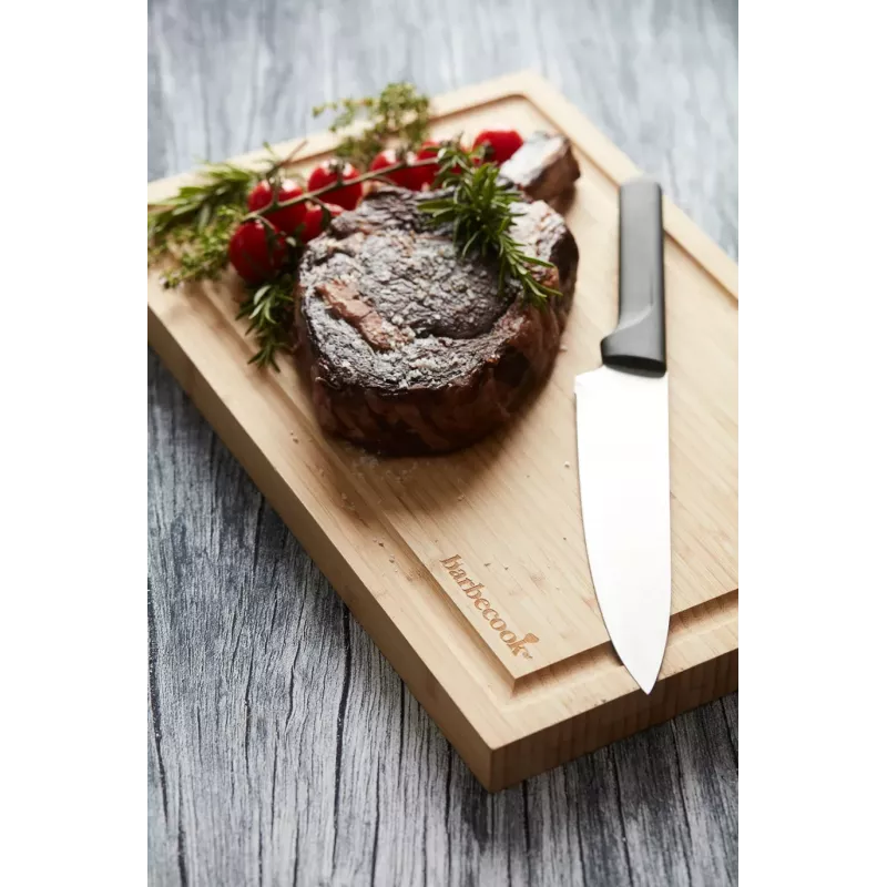 Barbecook Bamboo Cutting Board with Groove FSC, 50 x 30 x 3 cm (3-Piece Set) BC-ACC-7307