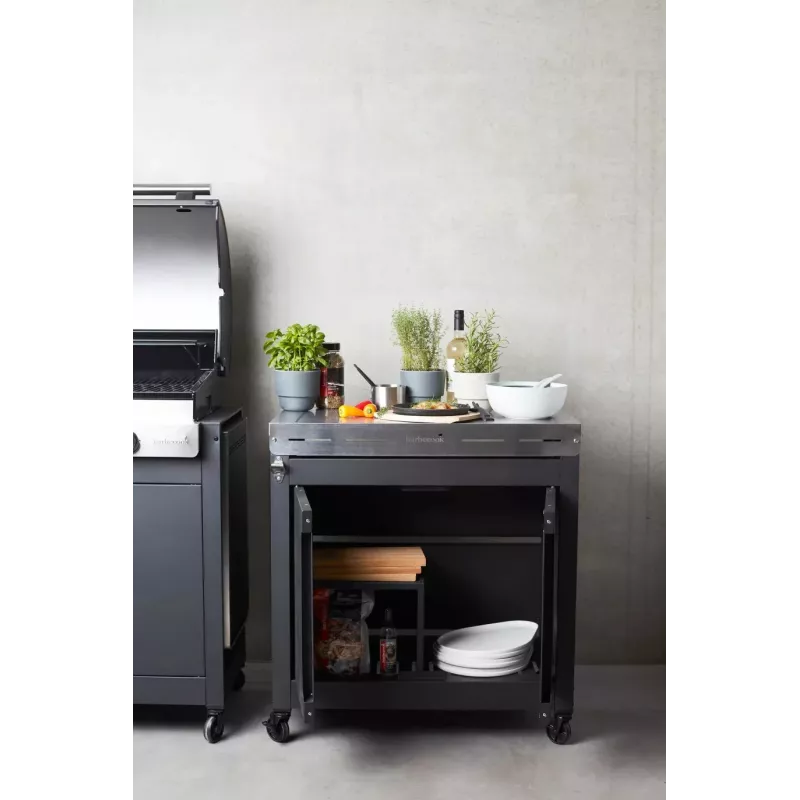 Barbecook Premium Buddy gaasigrillile BC-GAS-2070 - Must külglaud