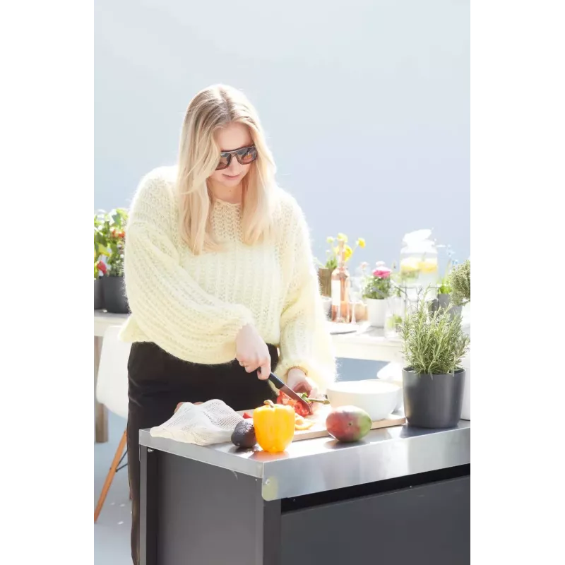 Barbecook Premium Buddy gaasigrillile BC-GAS-2070 - Must külglaud