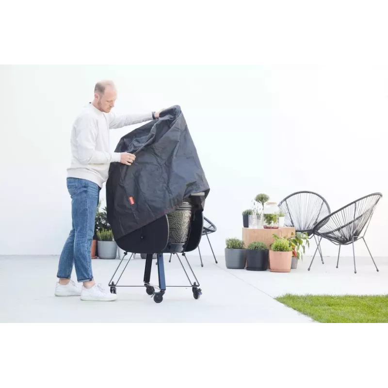 Barbecook Premium Cover for Kamal Kamado Grill, 82.5 x 82.5 x 90.1 cm, Black