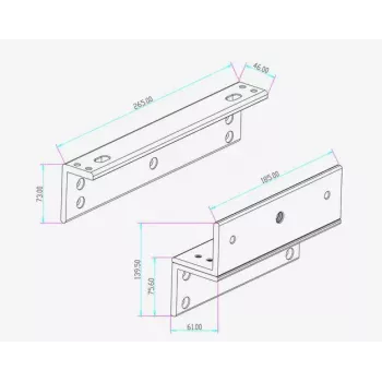 SCOT BK-1200ZL2 Kinnitusklamber EL-1200 armatuurile