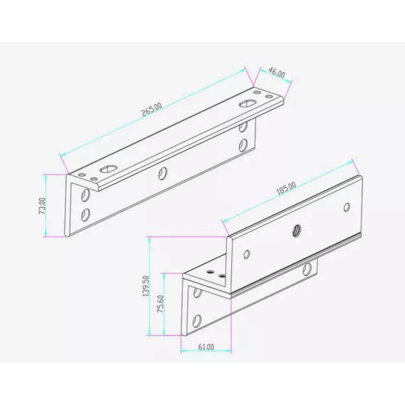 SCOT BK-1200ZL2 Kinnitusklamber EL-1200 armatuurile