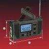 Hawk HWRDI420GN Hädaabiraadio päikesepaneeli, dünamo, taskulambi, AM/FM/SW, roheline