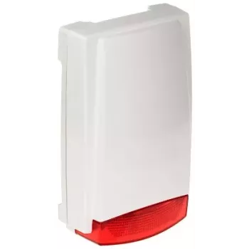 INNE MR-300R/24V väljas optilis-akustiline signaalseade 24V DC 120dB punane LED valge korpus