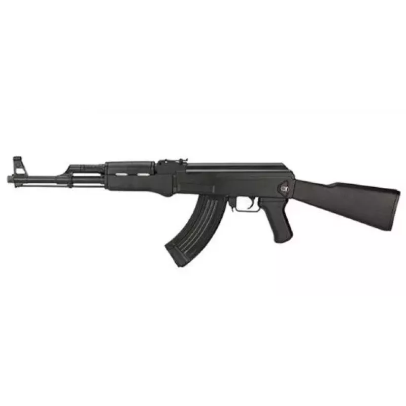 CYA Cyma AK47 Tactical Black AEG Airsoft Relv 6mm koos Aku ja Laadijaga