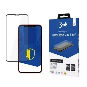 3MK HardGlass Max Lite karastatud klaasist ekraanikaitse Apple iPhone 12 / 12 Pro jaoks