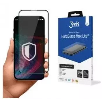 3MK HardGlass Max Lite ekraanikaitse Apple iPhone 13/13 Pro/14 jaoks, must