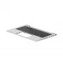 HP SPS-TOP COVER W/KB BL SP - Natural Silver - Hispaania klaviatuur - HP Pavilion 15-CS seeria