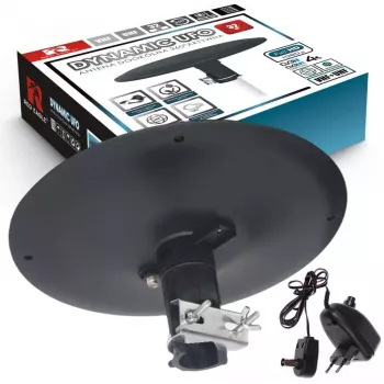 OPTICUM RED Opticum DVB-T Dynamic UFO-360 Must Aktiivne Välis Sektorantenn