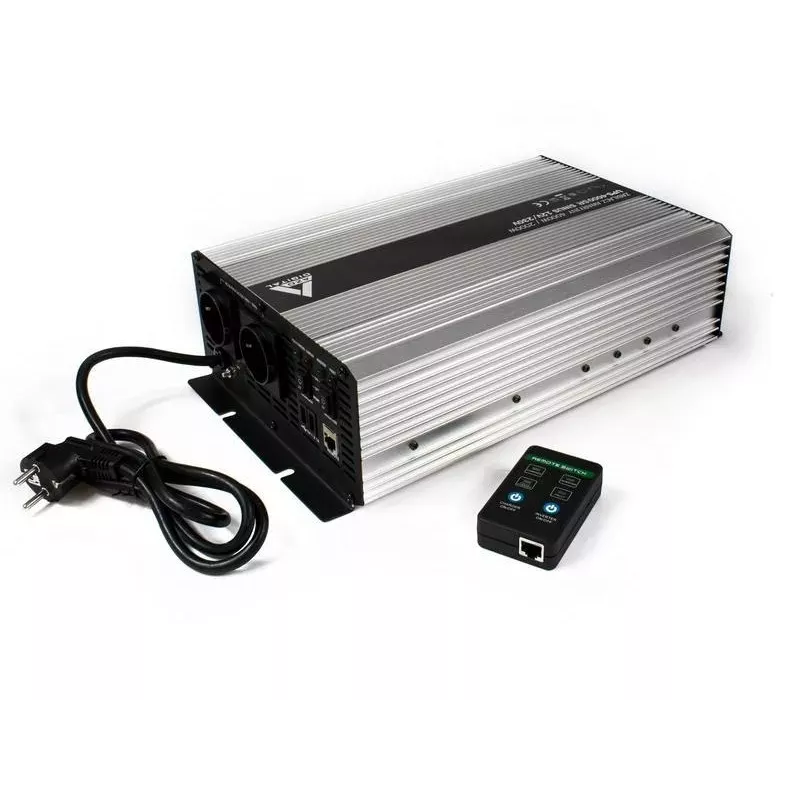 AZO Digital UPS-4000SR Katkematu toiteallikas 4000VA/2000W puhas siinuslaine 12V DC kuni 230V AC Line-Interactive UPS AVR-iga