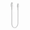 Green Cell PowerStream USB-C to USB-C kaabel 100W Valge 0.3m
