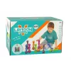 LEAN TOYS Oskusmäng Keegel Iridescent pallide ja alusega