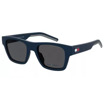Tommy Hilfiger TH1975NSFLL meeste ristkülikukujulised päikeseprillid must/hall 54mm