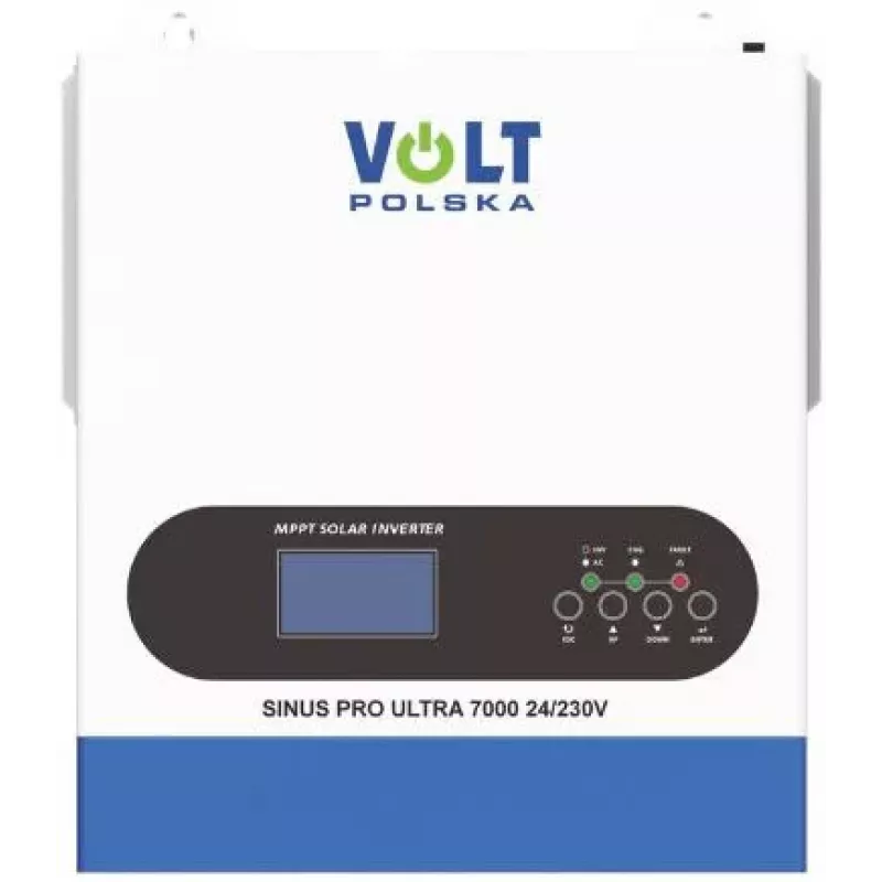 Päikeseinverter Volt Polska SinusPro ULTRA 7000 24/230V (3500/7000W) MPPT 100A