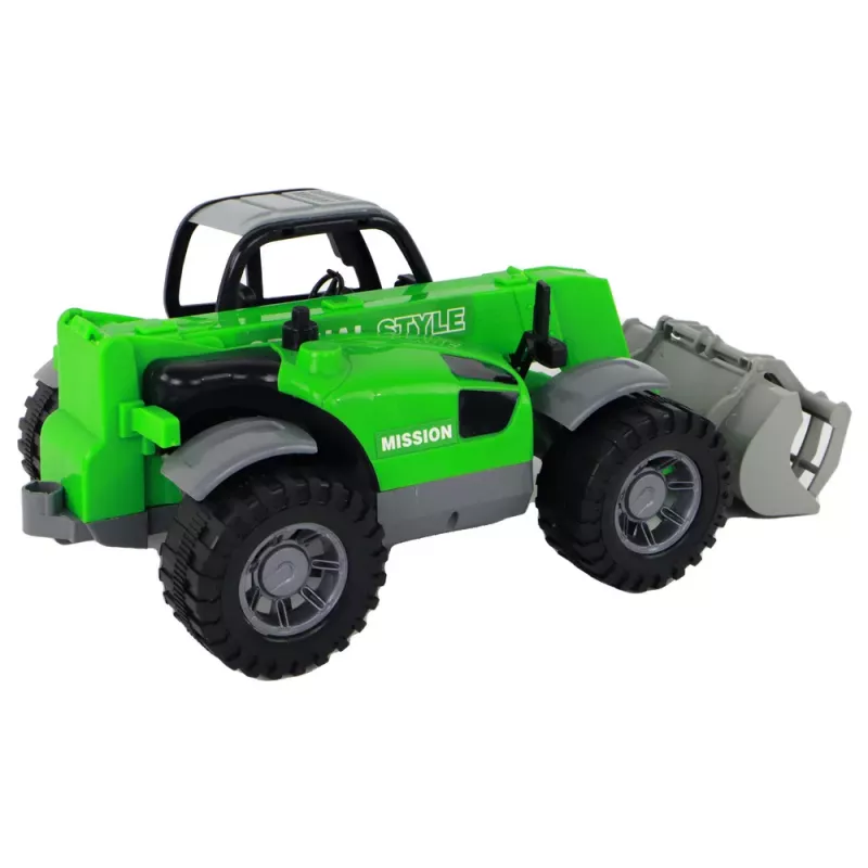 LEAN TOYS Põllumajandussõiduk Traktor Roheline Kraana Põllumajandusmasin