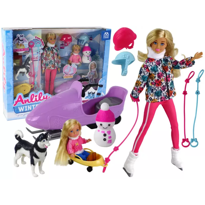 LEAN TOYS Anlily Laste Nukud Uisud Talispordid