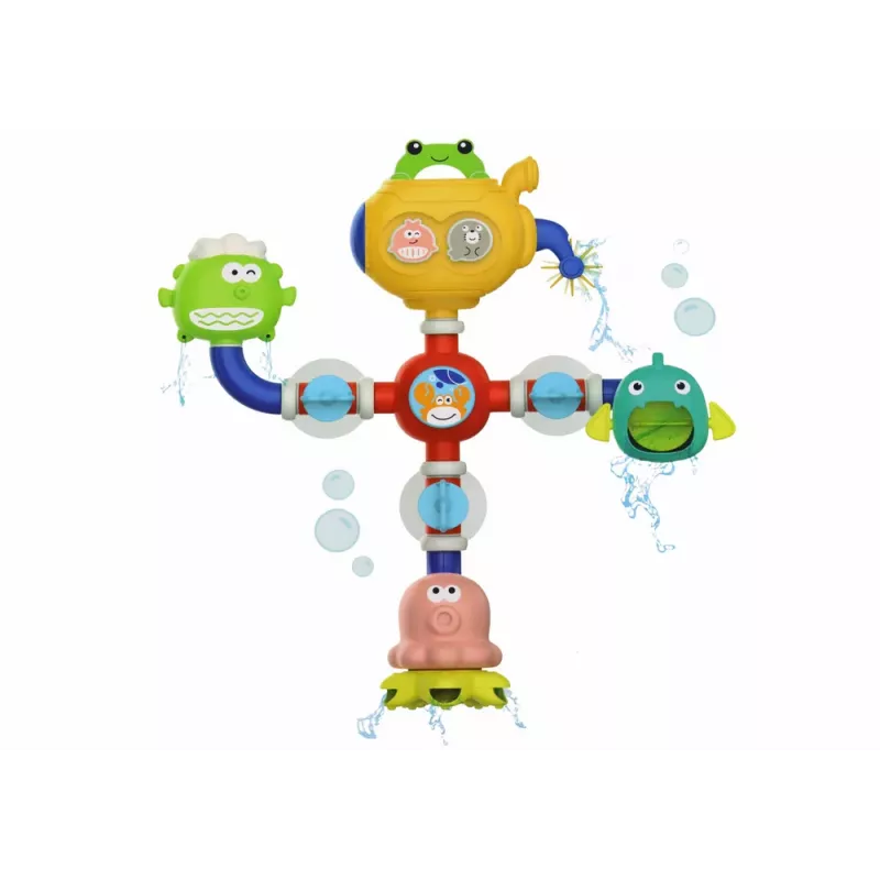 LEAN TOYS Overflow Vannivee Mänguasi Robot Imikupallidega