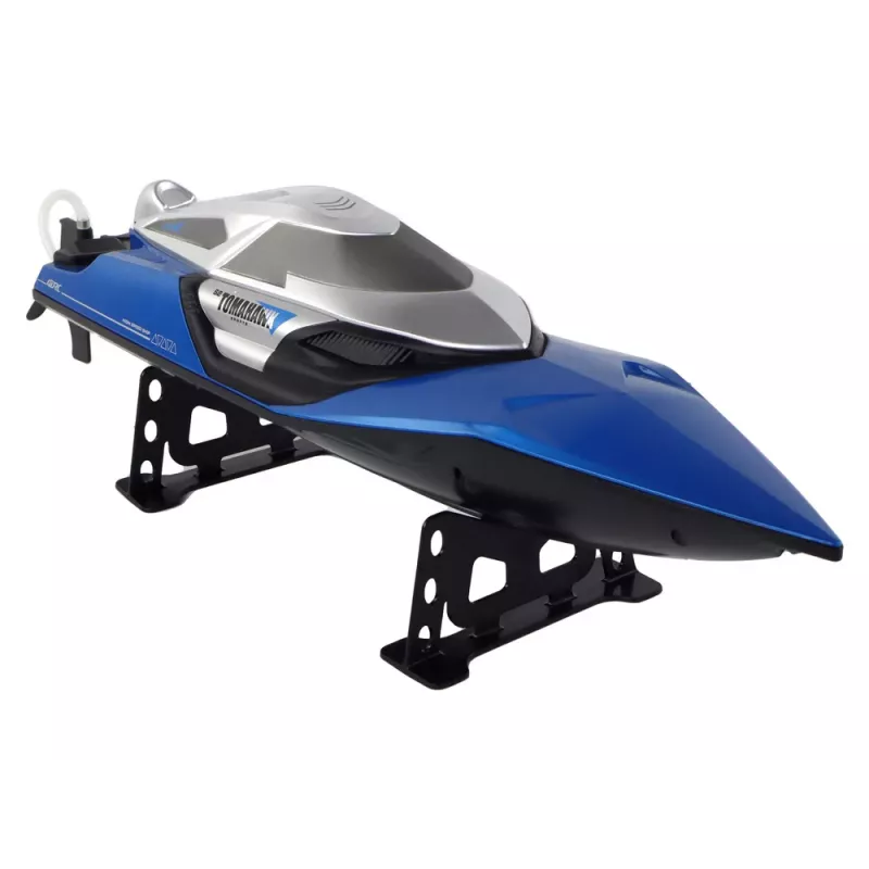 LEAN TOYS Motorboat R/C 2.4G Lights 30 km/h Blue