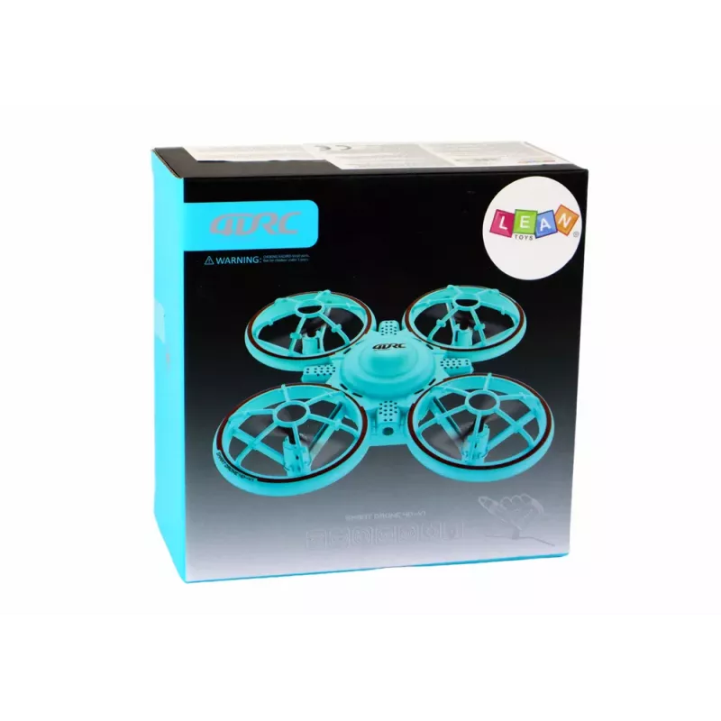 LEAN TOYS Kaugjuhitav Droon Valgustusega Sinine
